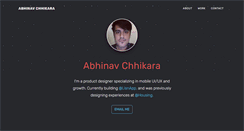 Desktop Screenshot of abhinavc.com